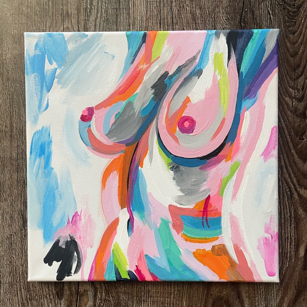 Abstract Colorful Canvas Art
